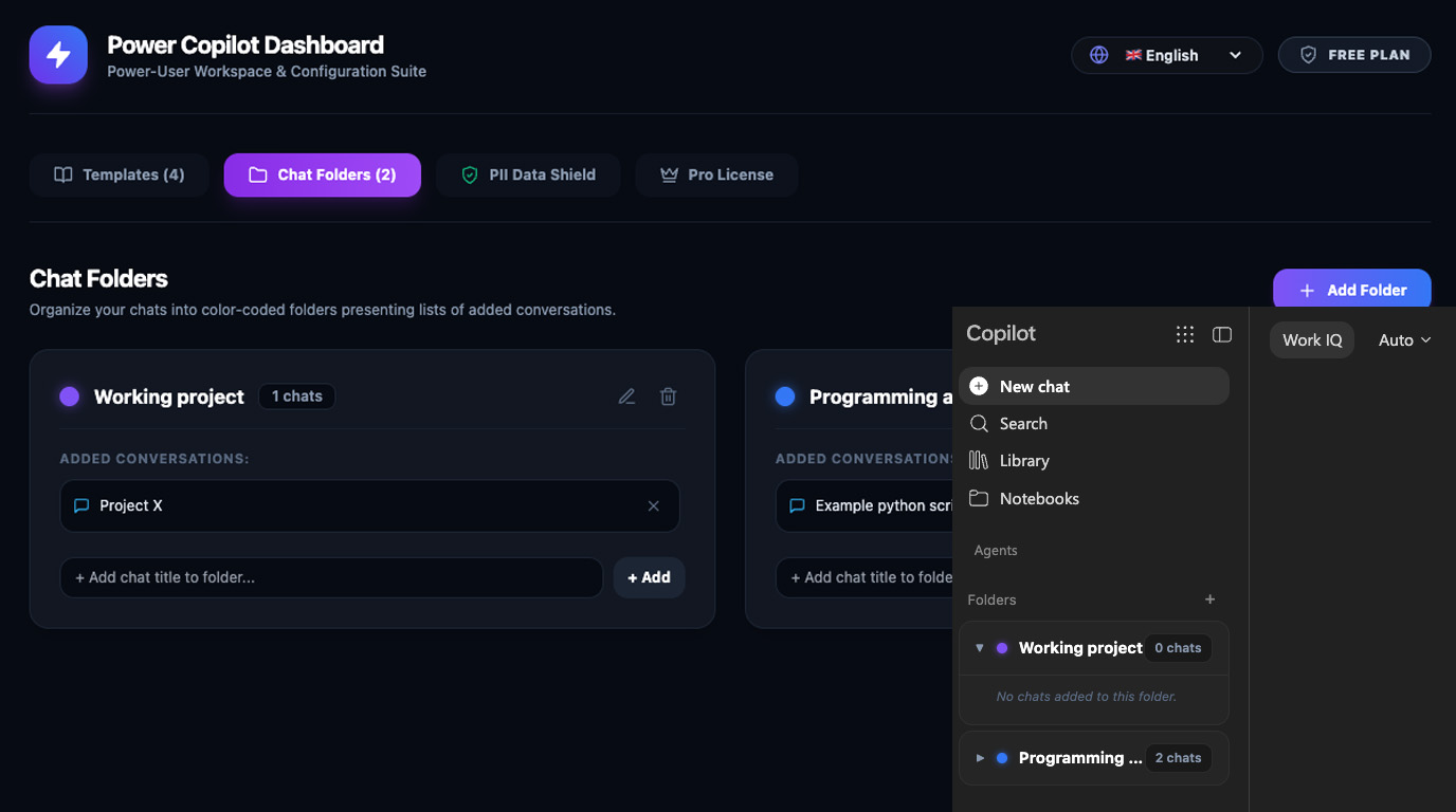 Custom Chat Folders Feature Screenshot
